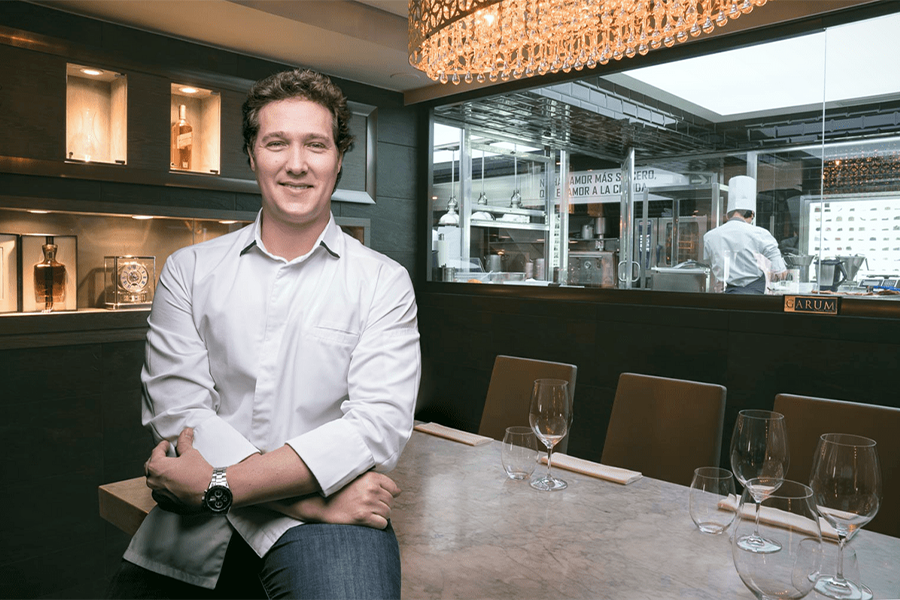 Portrait of Vicente Torres, Chef Kok.